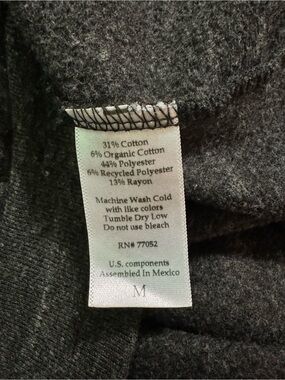 Threads 4 Thought Men's Dark Gray Crewneck Sweater